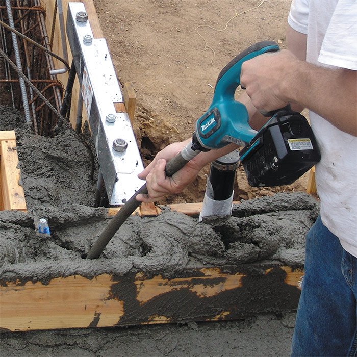 vibrador de concreto