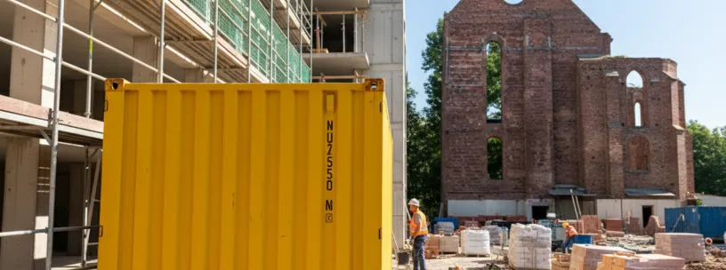 5 vantagens do aluguel de container para obra!